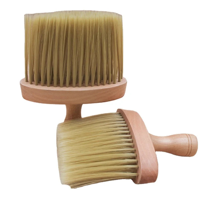 Salon Hair Cutting Wide Neck Brush Hair Cleaning Fiber Hair Neck Face Wash Brush Duster Cleaning NECK Brush