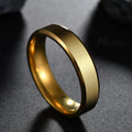 Simple Fashionable Stainless Steel Men's Ring High Polished Plain Dome Blank Ring