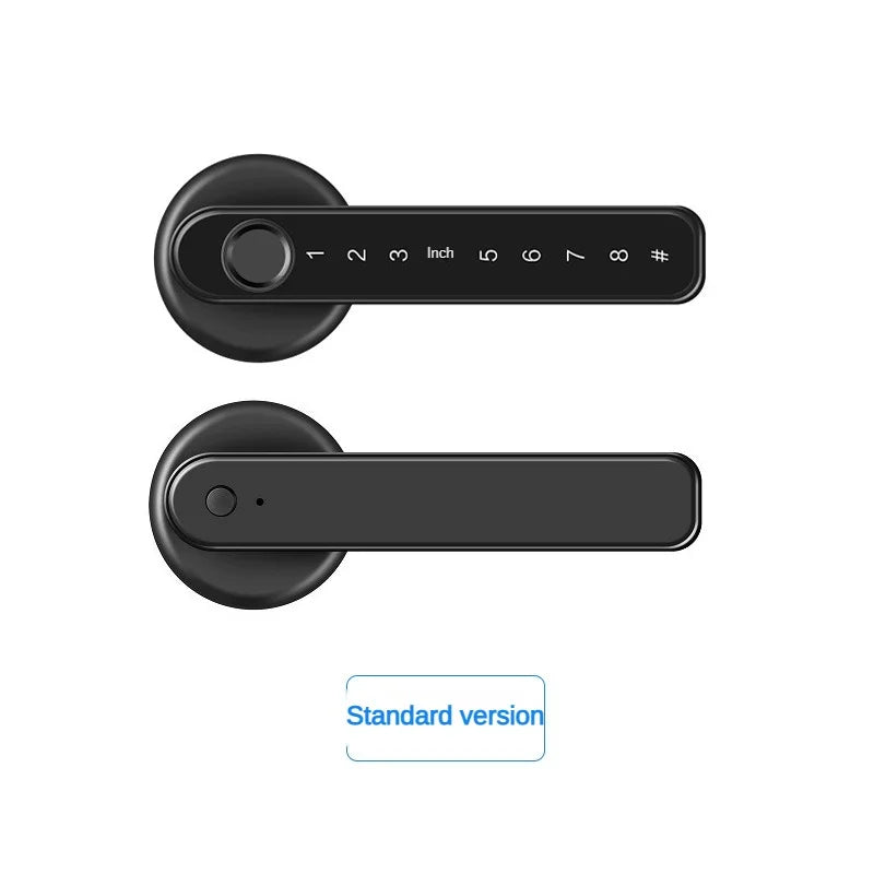 For Roeasy Smart Door Lock with Keyless Fingerprint & Password Recognition Modern Keyless Handle for Hotels & Villas