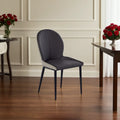 Nordic Luxury Italian Hawkins Leather Leather Cafe Chairs Restaurant Dining Chair set