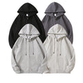 Spring New Hot Sale Fashionable Loose Solid Color Padded Warm Popular Zipper Hooded Women's and Men's Cotton Jackets Wholesale