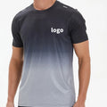 Gym Casual Shirt Men Quick Dry Running Shirt Compression Fitness Male Gym Workout Short Sleeve Summer Sports Blank T-shirt A81