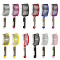 Hot Sell New Arrival Plastic Hair Brush Hair Styling Nylon and Boar Bristle Plastic Hair Brush