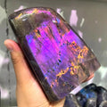 Wholesale High Quality Purple Pink Labradorite Freeform Healing Gemstone Quartz Crystal Labradorite Freeform for Decoration