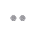 E042  Jewelry Bling Bling CZ Earrings Women Brass Setting Zircon Hip Hop Stud Earrings