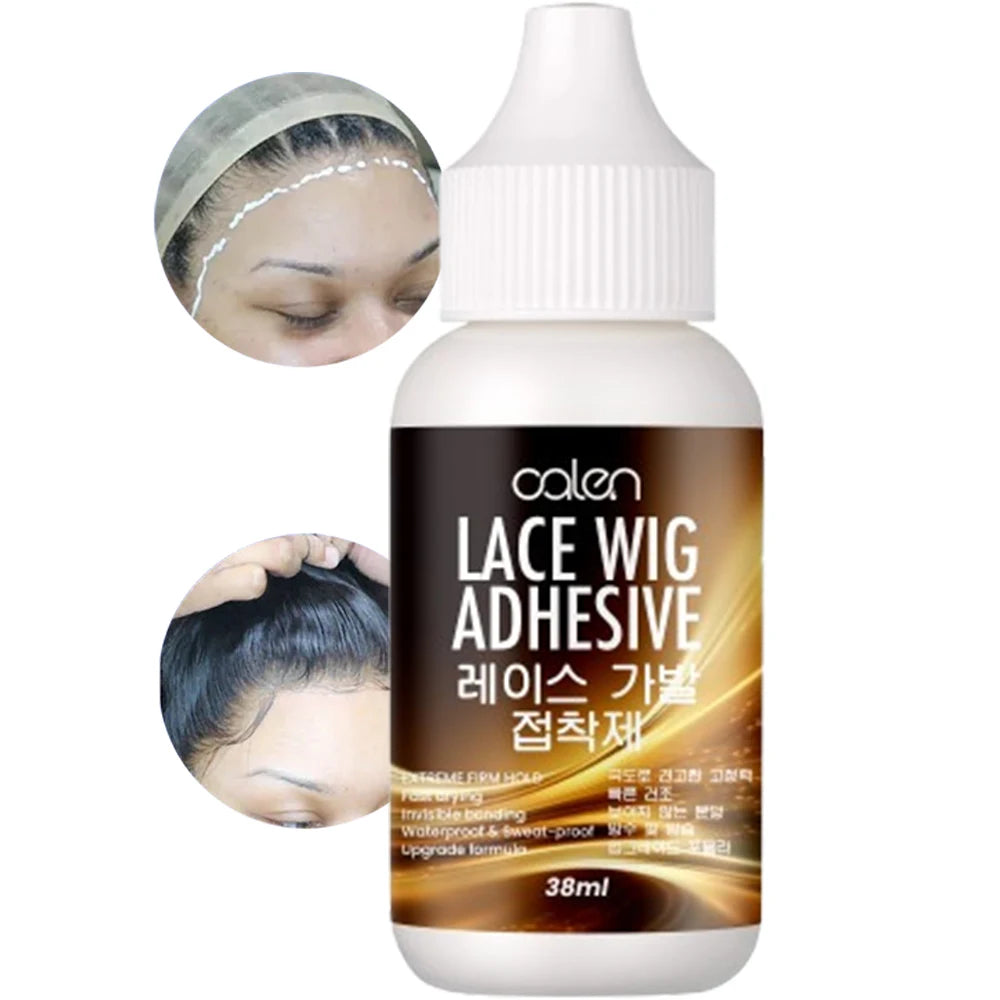 Luxfume 38ml Extreme Hold Hair Glue Private Label Natural Waterproof Adhesive for Lace Wig Hair Extension Tool