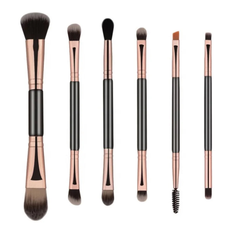 FYD Cosmetic Brush 6pcs Custom Logo Glitter Tool Vegan Makeup Blush Brush Set Make up Brushes Maquillaje