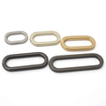Solid Cast Welded Oval Ring 20/25/32/38/50mm - 5 Colors Metal Jump Rings for Handbag Leather Craft DIY Accessories Wholesale