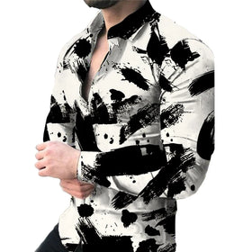 Factory Price Men's Formal Shirts Long Sleeve Chemise Homme Quick Dry Anti-Shrink Loose Fit