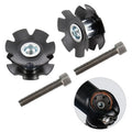 Bicycle Front Fork Mount Core MTB Steer Tube Headset Flanged Fastening Bolts Star Nuts for 1-1/8" 28.6mm Steerer Threadless Fork
