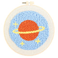 2026 Customized Saturn Stars Planets Pattern Embroidery Set DIY Cross Stitch Needlework Direct Manufacturer Needle Punch Kit