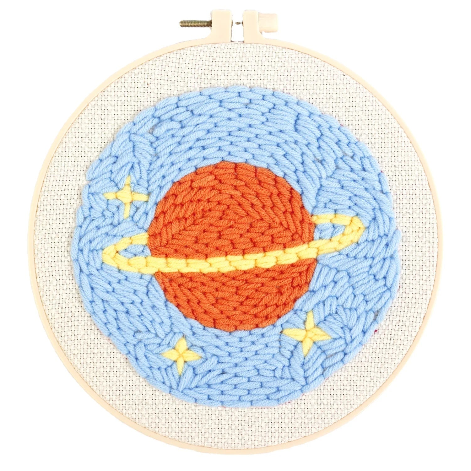 2026 Customized Saturn Stars Planets Pattern Embroidery Set DIY Cross Stitch Needlework Direct Manufacturer Needle Punch Kit