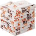 Hot Selling  Winter Warm Soft Fleece Printed Paw Blanket for Small Medium and Large Dogs and Cats