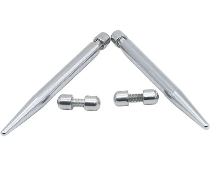 6mm 7mm Steel Chrome Plated  Glass Fixing Screw Dowel Pins Advertising Pins Nails Photo Frame Standoff