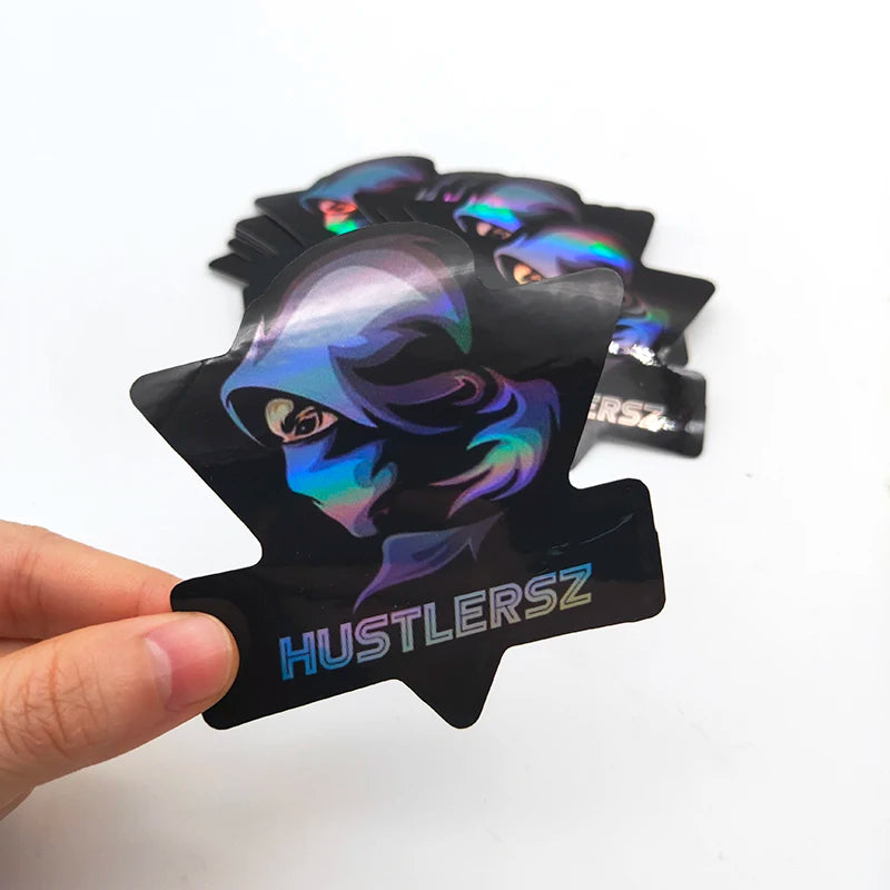 Custom Bwill Holographic Gold Foil Stickers Printing Adhesive Vinyl Labels for Packaging Gift & Craft