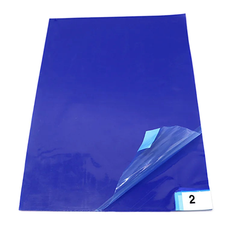 30 Pieces Per Sheet Blue  LDPE Floor Tacky Mat  Low-density Polyethylene Cleanroom  Sticky Mat