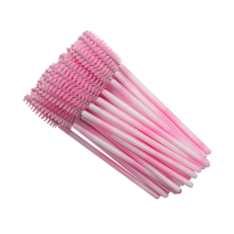 Disposable Makeup Tools Colorful Lash Brush Private Label Mascara Wands Eyelash Brush