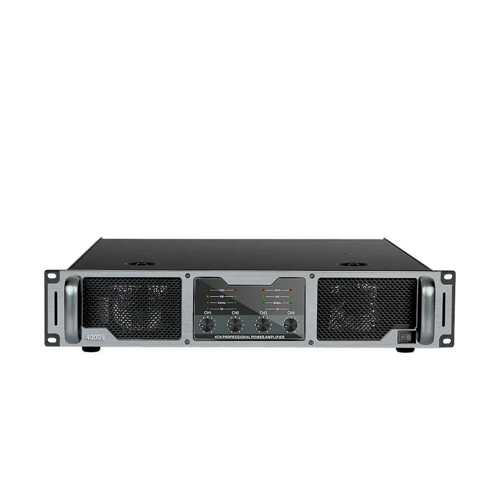 OEM 4000S 550W*4 Audio Power Amplifier 2U Professional High Power Amplifier for Conference Home Theater