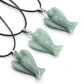 DIY New Chinese Green Aventurine Angel Healing Crystal Jade Pendant