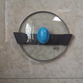 Simple Pot Cover Rack Wall-hanging Household Free Punching Multi-functional Kitchen Shelf Pot Cover Storage Rack