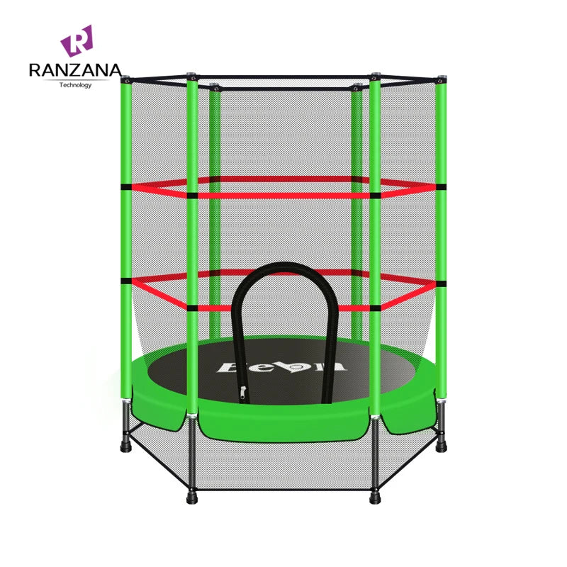 Indoor Kids Fitness Trampoline Park with Safety Nets Outdoor Plastic Trampoline for Play