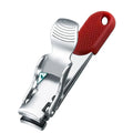 Nail Cutter Carbon Steel Black Small Portable Finger Nail Clipper With File
