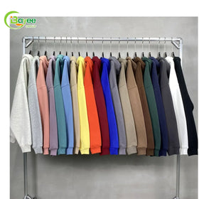 Custom Embroidery Print Logo 350 Gsm Fleece Heavyweight Blank Oversized Washed Hoodies Winter Thick Acid Wash Hoodie