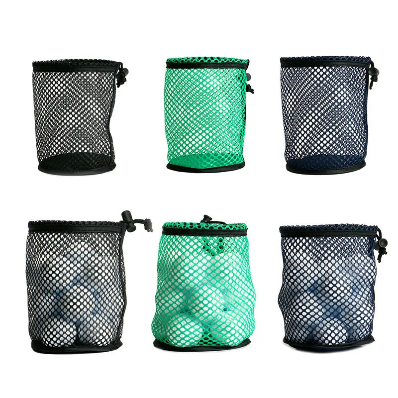 Golf Mesh Net Bag Nylon Golf Tennis  Ball Carrying Pouch Golf  Indoor Outdoor Sports Storage Bag Accessories
