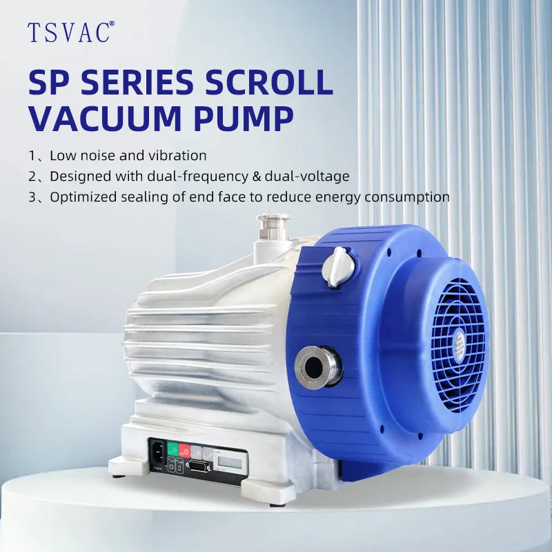 SPL10 Low Noise 6.7 CFM High Vacuum Lab Oilless Dry Scroll Vacuum Pumps for Vacuum Chamber