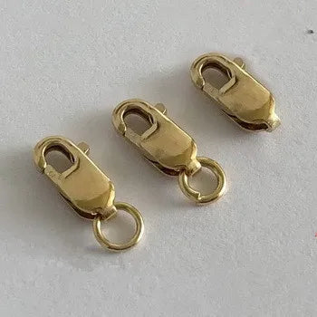Premium 14K Gold Filled Lobster Clasp Rectangular Ending Brass Buckle for Bracelet Necklace Jewelry Components