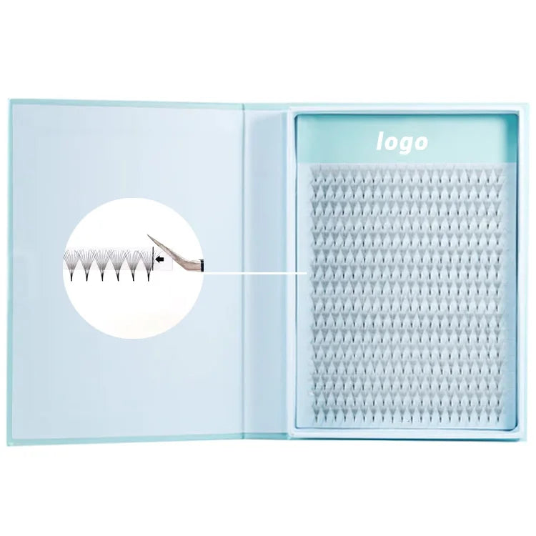 Professional Korean Pre Made Fan Eyelashes Lashes 3d 10d Large Tray Premade Fans Mega Volume Eyelash Extensions