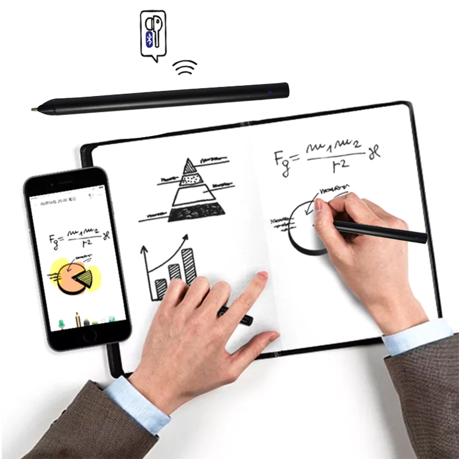Xuezhiyou New Technology Cloud Storage Smartpen Sync Cloud Pen Smart Writing Digital Notebook With Pen Connect App