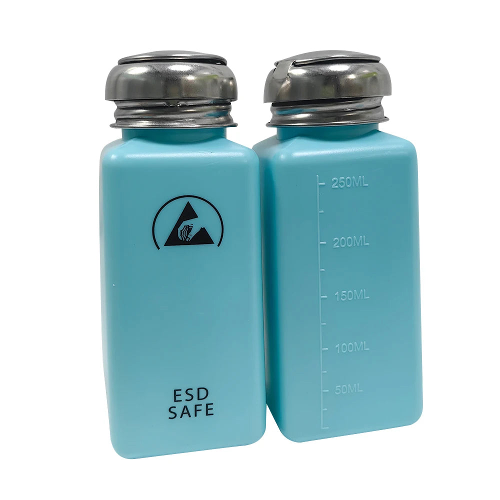 ALLESD Blue  Permanent Anti-Static Liquid Solvent Alcohol Bottle ESD IPA Dispenser