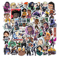 50Pcs Valorant Shooting Game Sticker Boy Children Cool Diy Decor Skateboard Amine Cartoon Vinyl Stickers
