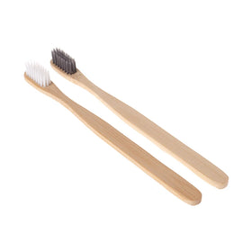 Private Logo Natural Bamboo Toothbrush Bambou Soft Cleaner Eco-friendly Travel Home Teeth Brush