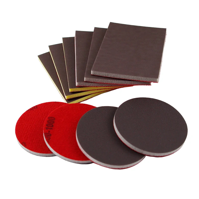 P180 Grit Foam Sponges Abrasives Aluminum Oxide Superfine Sanding Sponge Foam Sandpaper Sponge for Jewelry