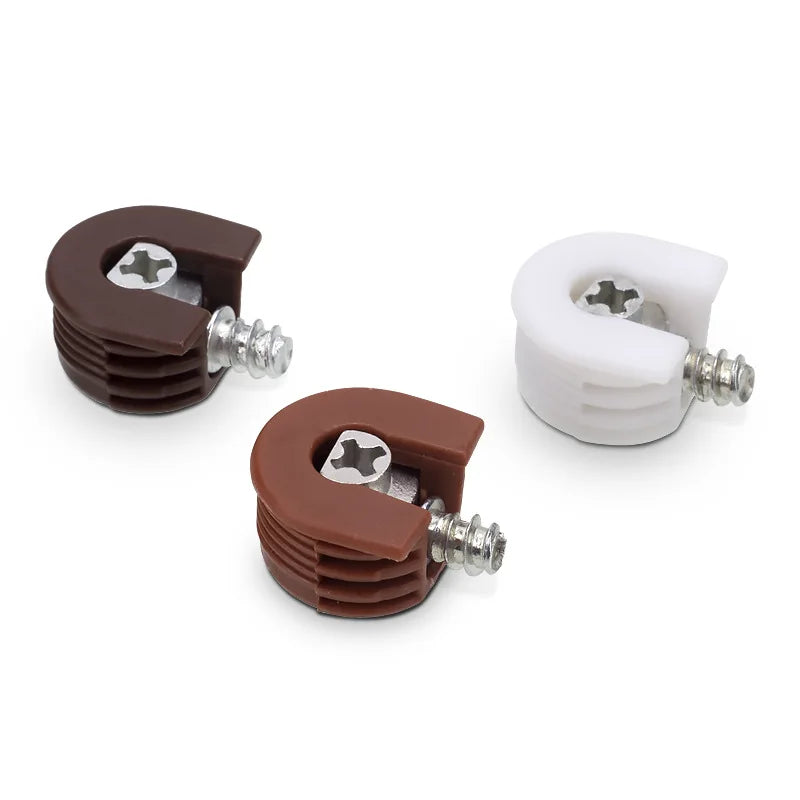 High Quality Furniture Wardrobe Kitchen Inside Cabinet Fastener Cabinet Plastic Wood Shelf Support Shelf Plastic Connectors