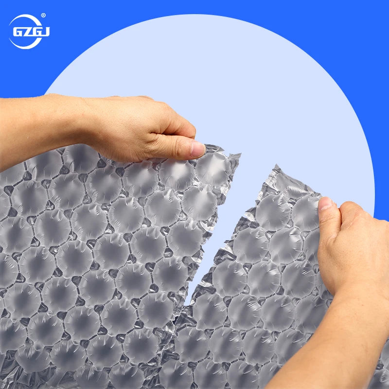 GZGJ HDPE Protective Bubble Film Cushion Bag High Shock Absorption Anti-Drop Packaging for Transportation Protection (15-25