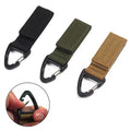 Custom Tactical Nylon Triangle Clasp Hook Multifunctional D Ring Quick Hanging Keychain for Backpack Belts