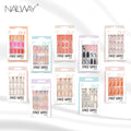 Ready to Ship ABS Wholesale Full Cover Almond French Fake Nails 24Pcs Press on Nails