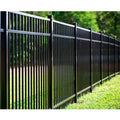 Garden Steel Fence Modern Black  Picket  Gates and Fences Panels for Yards