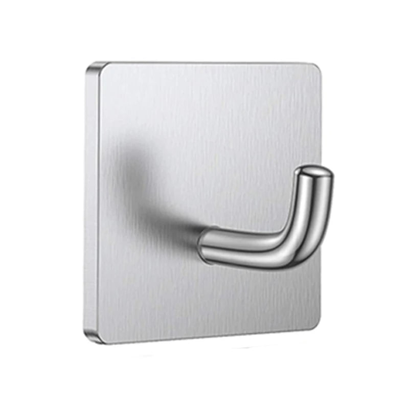 Heavy Duty Stainless Steel Sticky Hooks Waterproof Adhesive Door Hook
