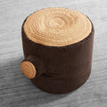 Asweets Indoor Plush Bag Chair Log Pouf for Kids' Pretend Play & Preschool Comfortable Seating for Playrooms Stump Stool