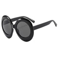 Wholesale High-End Fashion Sunglasses Unisex Oversized Round Anti-UV400 Metal PC Frame Acrylic Lenses 6 Colors Custom Logo