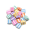 Cute Pink Clay Marshmallow Cotton Candy Shape Polymer Clay Craft 100 Pcs/Bag Targeted Ceramic Clay Porcelain Beads