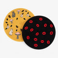 Elegant Black Full Wool Boinas Custom Embroidered French Style Beret for Girls