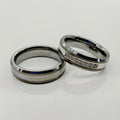 Shenzhen Factory Waterproof Western Jewelry Wedding Rings Silver Color Titanium Stainless Steel Bague Anillos Eheringe Anel