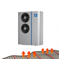 Nulite New DC Inverter Air Source Heatpump China 12KW All in One Water Heater R32 Heat Pump R290 8KW
