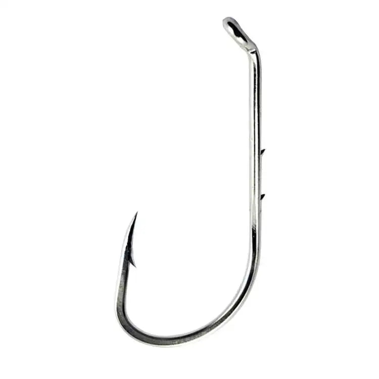 TOPIND Offset Stainless Steel Seawater  Cat Fishing Hook 9353 Surfing Fishing Hook