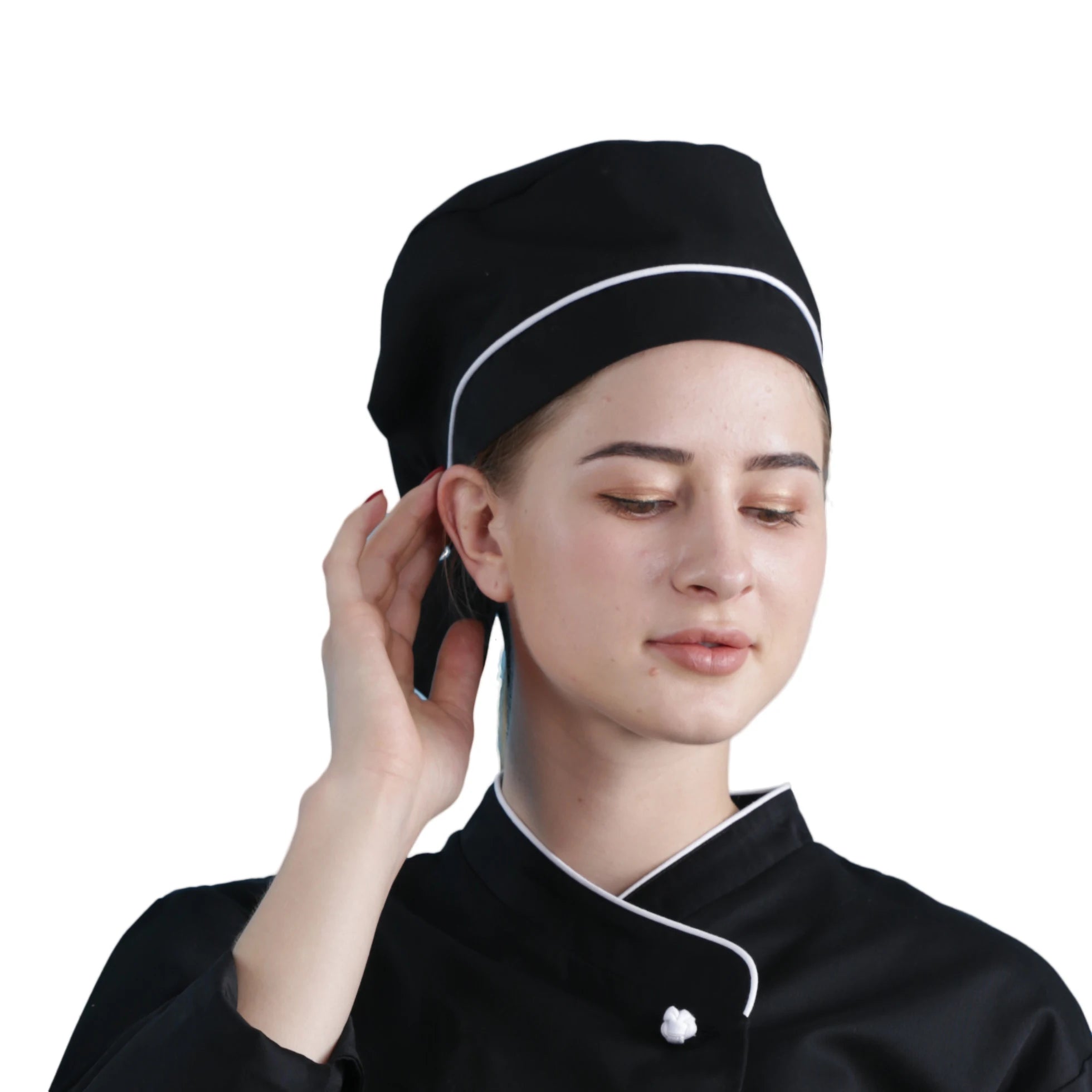 Apparel Accessories adjustable Free Size Unisex Adult Chef Hat for professional chef or culinary industry
